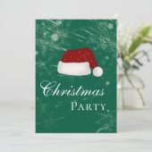 Kerstman's Pet Kerstfeest Winter Kaart (Staand voorkant)