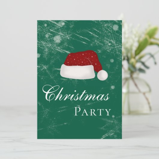 Kerstman's Pet Kerstfeest Winter Kaart (Staand voorkant)