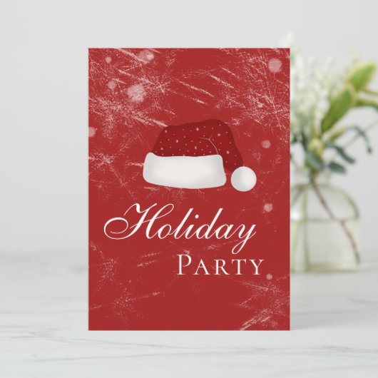 Kerstman's Pet Kerstfeest Winter Kaart (Staand voorkant)