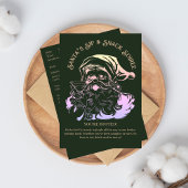 Kerstman's Sip & Snack Soiree Kerstfeest Kaart