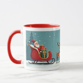 Kerstmans slee mok (Links)