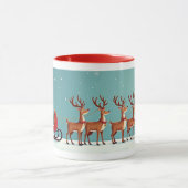 Kerstmans slee mok (Midden)