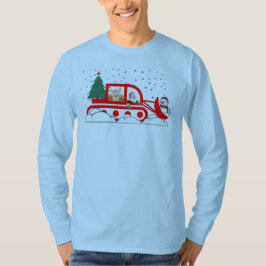 Kerstman's sneeuwschuiver Shenanigans T-shirt