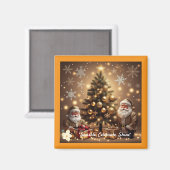 "Kerstman's speciale kerst" Magneet (Voorkant / Achterkant)