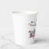 Kerstman's Speelgoed Workshop papieren beker (Rechts)