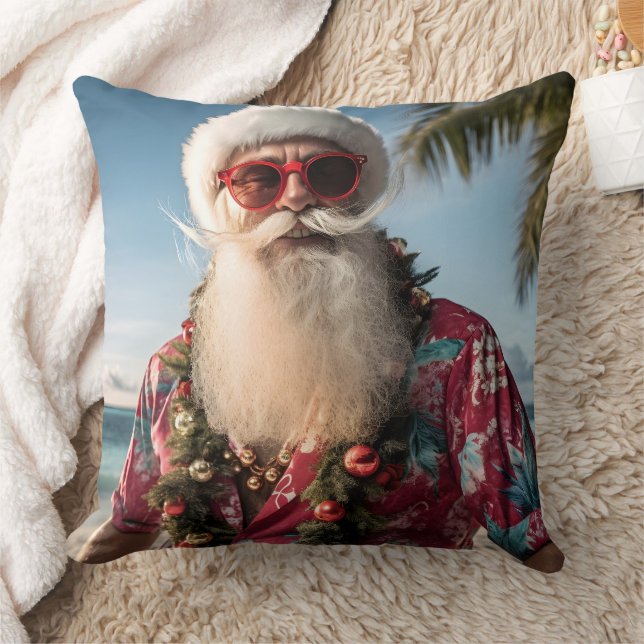 Kerstman's Tropische Kerstmis Kussen (Deken)