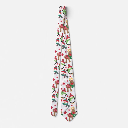 Kerstman's Vrienden Kerststropdas Stropdas (Achterkant)