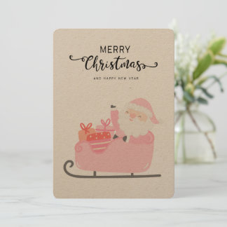 Kerstman's vrolijke kerst Kaarten