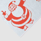 kerstmansanta tissuepapier (Detail)