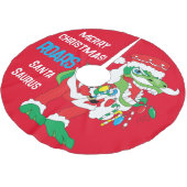 KerstmanSaurus Kerstboom Rok (Gekanteld)