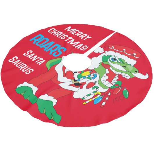 KerstmanSaurus Kerstboom Rok (Gekanteld)