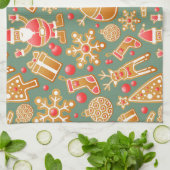 kerstmansbrood santa theedoek (Gevouwen)