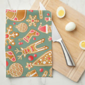 kerstmansbrood santa theedoek (Quarter Fold)