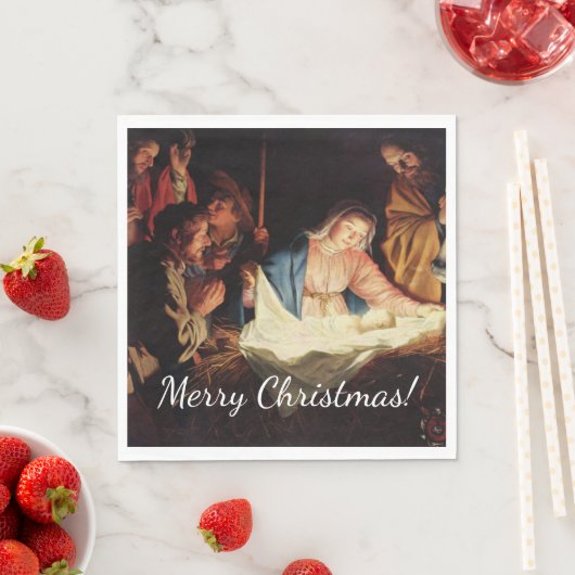 kerstmanscène servet (Insitu)