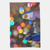 kerstmanscène theedoek (Verticaal)