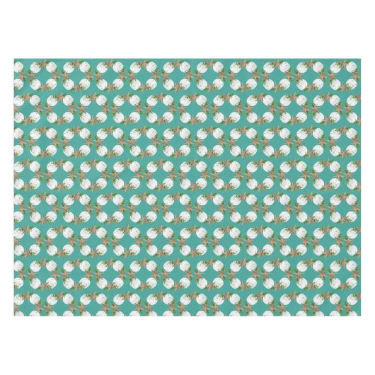 Kerstmansdollazen met strand, kreupelbaars, adem tafelkleed (Voorkant (Horizontaal))