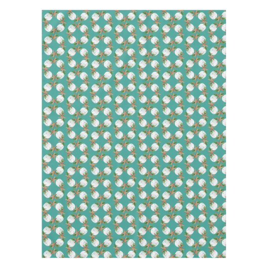 Kerstmansdollazen met strand, kreupelbaars, adem tafelkleed (Voorkant)