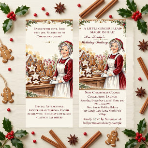 Kerstmansechtgenote Kerst Gingerbread Nieuwe Koekj Kaart