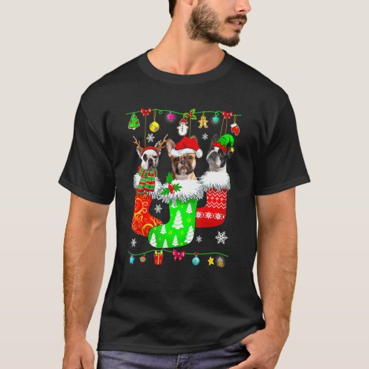 kerstmanshintersokken met kerstmanshintersokken, o t-shirt (Voorkant)