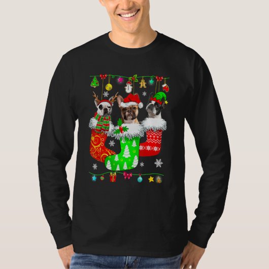 kerstmanshintersokken met kerstmanshintersokken, o t-shirt (Voorkant)