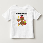 Kerstmantel Baby Kinder Shirts (Voorkant)