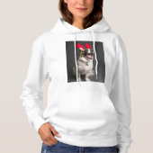 kerstmantel hoodie (Voorkant)