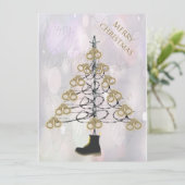 Kerstmantel - Jailmatecards Feestdagenkaart (Staand voorkant)