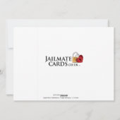 Kerstmantel - Jailmatecards Feestdagenkaart (Achterkant)