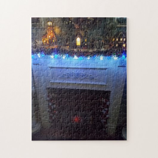 Kerstmantel Jigzaag Puzzle Legpuzzel (Verticaal)