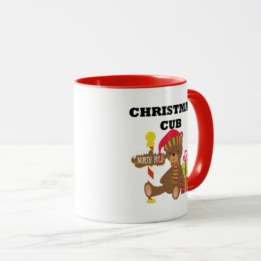 Kerstmantel Mok (Voorkant rechts)