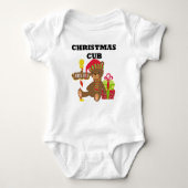 Kerstmantel Romper (Voorkant)