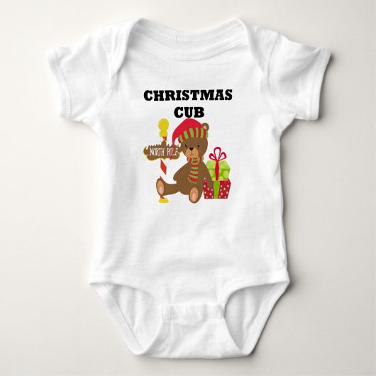Kerstmantel Romper (Voorkant)