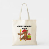 Kerstmantel Tote Bag (Achterkant)