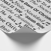 kerstmantels op de geboorte cadeaupapier (Hoek)