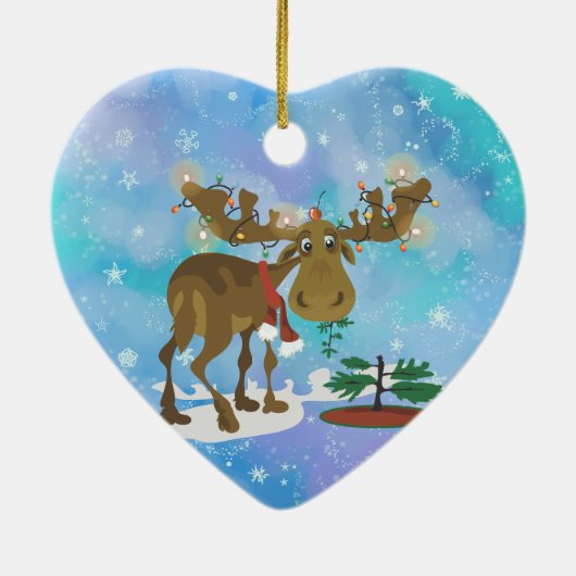 kerstmanversiering keramisch ornament (Achterkant)