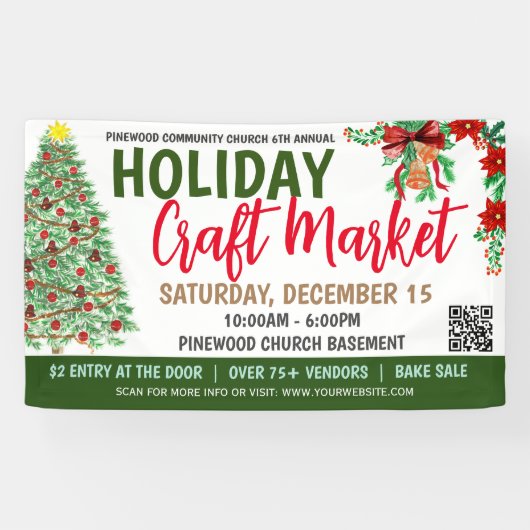 Kerstmarkt banner (Horizontaal)