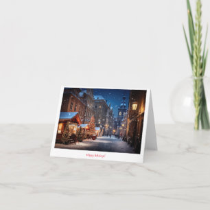 Kerstmarkt Bedankkaart