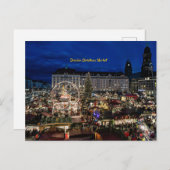 Kerstmarkt Dresden Briefkaart (Voorkant / Achterkant)