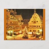 Kerstmarkt Duitsland Feestdagenkaart (Voorkant)