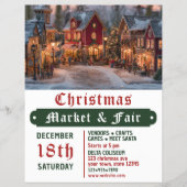 Kerstmarkt en kermis flyer (Voorkant)