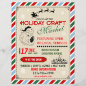 Kerstmarkt en kermis flyer (Voorkant)