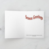 kerstmarkt feestdagen kaart (Binnen)