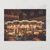 Kerstmarkt, Frankfurt, Duitsland Briefkaart (Voorkant)