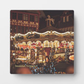 Kerstmarkt, Frankfurt, Duitsland Fotoplaat (Voorkant)