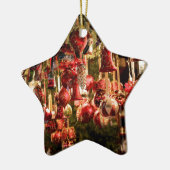 kerstmarkt Hanging Baubles Nuremberg Keramisch Ornament (Links)