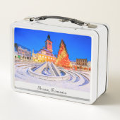 Kerstmarkt in Brasov Roemenië (Achterkant)