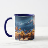 Kerstmarkt in de bergen - op maat mok (Links)