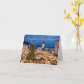 Kerstmarkt in Salzburg, Oostenrijk Kaart (Gele Bloem)