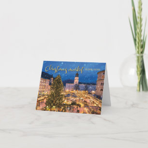 Kerstmarkt in Salzburg, Oostenrijk Kaart