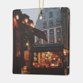 Kerstmarkt in Stockholm Keramisch Ornament (Links)